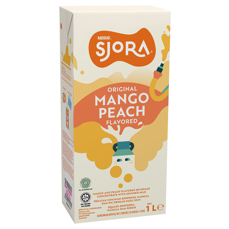 SJORA® Mango Peach Concentrate (1L) – Pure Water